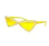 Gafas de Sol Triangulares de Perlas Hechas a Mano Gafas de Sol para Fiesta Gafas de Moda para Mujer