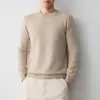 Ropa para Hombre Momeike Alta Inteligencia Para Ir al Trabajo Color Sólido Suéter Básico Hombre Nuevo Otoño 2026 Prendas de Punto Básicas Hombre 22293