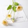 4 Cabezas flor de amapola flor artificial decoración hogar boda plantación pelusa flor de amapola flor de seda artificial flor falsa al por mayor