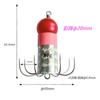 GEYAFISHING barco de pesca em alto mar pesca de costa cor pérola luminosa brilhante aço inoxidável banhado oito garras oito com oito anzol polvo