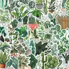 50 Adesivos de Grafite de Plantas Verdes Decoração Criativa Suitcase de Computador Copo d'Água Adesivos DIY Caderno Estilo Ins