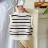 Chaleco de Punto para Niños Otoño 2025 Nuevo Elegante Chaleco Infantil Chaleco de Bebé Ropa de Abrigo para Primavera y Otoño Chaqueta sin Mangas