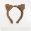 Hahan House Diadema Linda con Orejas de Gato Felpa Dulce Diadema de Cabeza de Gato Lavarse la Cara Aplicarse Mascarilla Pinzas para el Cabello Accesorios para el Cabello