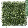 Parede de planta biónica tridimensional simulada, gramado artificial de plástico popular para exteriores, parede de plantas verdes para varanda, parede de plantas simulada