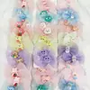 Clipes de Cabelo de Moda Estilo Coreano Desenho Animado Infantil Tecido Presilhas de Cabelo de Bebê Conjunto Acessórios de Cabeça Fofos Clipes Laterais Atacado