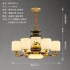 Nuevo Candelabro Antiguo Chino Sala de Estar Salón de Té Lámpara de Dormitorio Estilo Chino Casa Atmosférico Candelabro de Salón de Banquetes Estilo Nuevo 2025