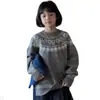 Suéter para niña colección otoño 2026 nuevo estilo top holgado para niñas mayores, tejido de punto interior holgado de otoño moderno