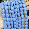 Contas de pedra vulcânica em forma de coração coloridas atacado rocha vulcânica preta forma de amor acessórios para joias DIY contas