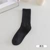 Meias Zhuji femininas de cor sólida, meias de cano alto, meias felpudas de primavera e verão, meias da moda INS para outono e inverno, meias esportivas casuais, atacado