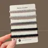 Elásticos de Cabelo em Caixa 2025 Novo Estilo Elásticos para Mulheres, Alta Elasticidade Cordas de Cabelo Duráveis, Acessórios de Cabelo para Rabo de Cavalo Alto, Faixas de Cabelo