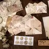 Set de Sobres Yanji - Serie Islas Fragmentadas - Material Estilo Europeo Floral Vintage Cartas de Mensaje - 6 Estilos
