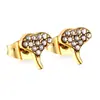 Pendientes INS nuevos transfronterizos para mujer, simples, pequeños, exquisitos, de alto grado, temperamento, Baita, celebridad de Internet, pendientes de nicho, venta al por mayor