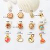 Materiales y Accesorios Hechos a Mano para Manualidades: Pulsera Chapada en Oro, Cuentas Espaciadoras Pequeñas de Gota, Colgantes, Colgantes Tradicionales de Oro, Collares