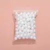 Perla Artificial de ABS Alto Brillo Material Perforado Cuentas Sueltas DIY Pulsera Hecha a Mano Collar Pasador Antiguo Cuentas Redondas Material de Cuentas