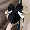 Novo prendedor de cabelo triângulo de tecido 2026, presilha tubarão estampa de leopardo retrô, prendedor de cabelo volumoso para a parte de trás da cabeça, acessório de cabelo fofo