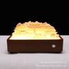 Portabolígrafos inalámbrico creativo Luz nocturna 3D Trofeo souvenir de aniversario de edificio empresarial Regalo para la ciudad Lámpara acrílica