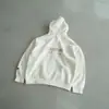 Jaqueta com Capuz Clássica Vista Lavada Pesada Americana com Zíper Retrô Distorcido Jaqueta de Primavera e Outono Moletom Masculino e Feminino