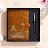 Set de Regalo de Caja con Cuaderno Estilo Chino Personalizable con Impresión de Logo, Cuaderno A5 para Eventos de Empresa, Souvenirs y Reuniones