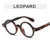 Gafas de Marco Redondo Alas de Ángel para Mujer, Modernas, Simples, con Luz Anti-Azul, Planas para Estudiantes, Marco de Gafas Artístico y para Miopía