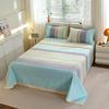 Sábana de una pieza engrosada de sarga, sábanas lijadas, dormitorio de estudiante, cama individual, funda nórdica doble sencilla de estilo nórdico para las cuatro estaciones