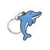 Chaveiro de PVC Pingente para Mochila Pendurado Animal Pet Desenho Animado Anel de Chave Logotipo Publicitário Imprimível Decoração