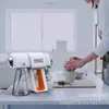 Pistola Pulverizadora Desinfetante Luz Azul Ácido Hipocloroso Álcool Atomizador Elétrico Portátil Remoção de Formaldeído Desodorização Pulverizador Mata-Mosquitos Remoção de Formaldeído