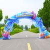 Arco inflable de dibujos animados ceremonia de apertura graduación de jardín de niños vacaciones modelo inflable actividad Puerta Arcoíris parque de atracciones Océano