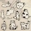 Parche autoadhesivo gato de peluche bordado original pasta decoración para ropa bolsa accesorios diy cuenta manual pasta para tela