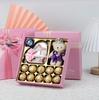Procesamiento y Personalización de 520 Cajas de Empaque para el Festival Qixi con 25 Compartimentos para Chocolate, Caja de Regalo para el Festival de Mediados de Otoño con Lazo, Caja Vacía para Regalos Festivos