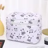 Suministro directo de fábrica bolsa de almacenamiento de cosméticos impermeable linda portátil de viaje gran capacidad ins bolsa de cosméticos coreana vaca
