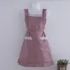 Avental de moda cozinha doméstica Feminino estilo ocidental novo cintura de cozinha à prova de óleo fresco roupas de trabalho para catering