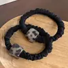 Estilo coreano Novo Leopardo Pérola Pequeno Anel de Cabelo Intestinal Corda de Cabelo Simples Alta Elástica Durável Bola Cabeça Rabo de Cavalo Corda de Cabelo