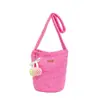 Bolsa Cubo Linda Serie de Colores Dopamina Esponjosa Estilo Japonés Estilo Ins Moda Otoño e Invierno 2026 Bolso Cruzado Nuevo