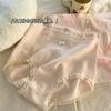 Ropa interior de cintura alta con estampado de conejo para mujer, entrepierna de algodón puro, cintura alta con encaje sin costuras, transpirable, cómoda, calzones, Sudeste Asiático