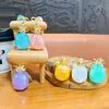 Nuevo Artículo de Venta Caliente Transfronterizo Fruta Brillo Piña Bolso Colgante Llavero Lindo Acrílico Colgante Accesorios Mayoreo