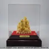 Terciopelo Dorado Año del Rata Regalo de Fortuna Zodiaco Ratón Adorno Creativo Rata Dorada Mascota Auspiciosa para Reunir Riqueza y Bendiciones