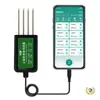Dispositivo Móvil de Detección de Temperatura y Humedad del Suelo, Transmisor de Humedad, pH Ácido-Base, Nitrógeno, Fósforo, Potasio Fertilidad, Sensor de Conductividad