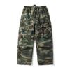 Pantalones de camuflaje con diseño de grúa para hombre, deportivos, holgados, informales, para exteriores, con pliegues, rectos, estilo americano moderno de calle.