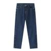 Mtlclothes Ropa para Hombre Pantalones Vaqueros Casuales de Pierna Recta con Dobladillos Estilizados Divididos, Estilo Coreano