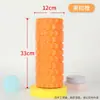 Rolo de espuma rolo oco grade EVA coluna de yoga rolo com pontas Pilates fitness auxílio de massagem equipamento de yoga