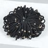 Barraca de Yiwu Acessórios de Mercadorias Pequenas Elástico de Cabelo Feminino Pérola Coração Elástico de Cabelo Acessórios de Cabelo Populares na Internet Anéis Simples para Cabelo Tendões de Borracha