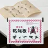 Adesivos para Moscas Domésticos, Papel Pegajoso para Moscas, Papel para Mosquitos, Placa Pegajosa para Insetos, Cola para Moscas, Placa Pegajosa Forte para Moscas, Atrativo para Moscas, Atacado