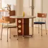 Silla de Comedor Nórdica Vintage de Madera Maciza para el Hogar Berg, Mesa y Sillas de Comedor de Diseñador Minimalistas Modernas de Moda, Estilo Retro Francés