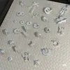 Cristal DIY Prata Brilhante Controle Personalidade Versátil Pulseira de Cristal Contas Espaçadoras Pingente Pendente Acessórios Outros