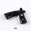 Venta al por mayor puntual hebilla de cuerno acrílico hebilla de oliva hebilla de cuerno para ropa infantil botón de cuerno para suéter mini hebilla de cuerno