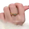 Anillo de jade azul natural para mujer, estilo de lujo ligero europeo y americano, s925 plata, venta al por mayor de fábrica, pequeño, batata, material natural peligroso