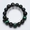 [Que Shi Yunxiang] Pulsera de Cristal Natural de Malaquita para Mujer, la Más Fácil de Combinar, Pulsera de Moda de Lepidolita al por Mayor