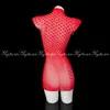 Lencería Erótica Nocturna, Atrevido Body de Malla Hueco Transparente Desgarrable, Ropa de Dormir Provocativa para No Quitarse 7835