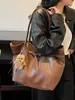 Bolsa Feminina de Grande Capacidade, Bolsa Tote de Luxo, Moderna, Casual, Bolsa de Ombro Simples, Bolsa Saco Versátil para o Dia a Dia
