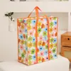 Bolsa de Almacenamiento Gruesa Grande de Tela No Tejida para Ropa Estudiante Portátil Moda Impermeable Bolsa para Mudanza Bolsa para Empacar Misceláneos